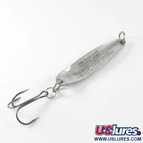 Luhr Jensen Krocodile DIE #4, nikiel, 19 g błystka wahadłowa #1706