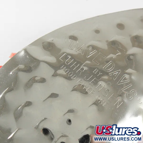 Luhr Jensen Dave Davis, neonowy pomarańczowy/nikiel, 17 g błystka obrotowa #1712