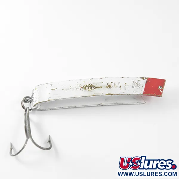 South Bend Super Duper 511, biały/czerwony, 14 g błystka wahadłowa #1720