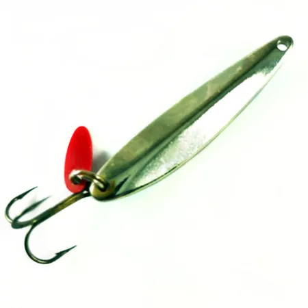 Bay de Noc Swedish Pimple, nikiel/niebieski, 14 g błystka wahadłowa #1729