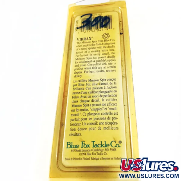 Blue Fox Vibrax Minnow Spin 2, 9 g błystka obrotowa #5581