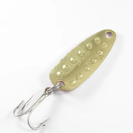 Len Thompson #11, czerwony/biały/mosiądz, 14 g błystka wahadłowa #1747