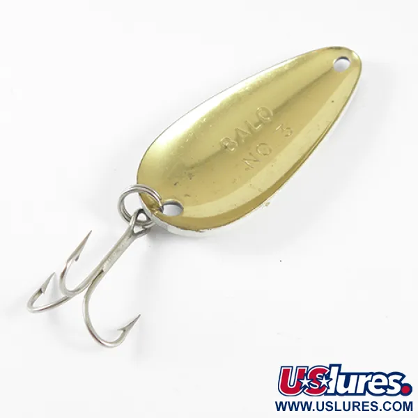  Balo 3, czarny/biały/mosiądz, 14 g błystka wahadłowa #1771