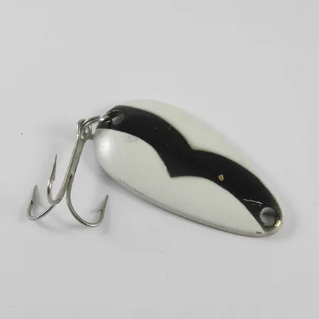 Balo 3, czarny/biały/mosiądz, 14 g błystka wahadłowa #1771