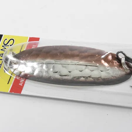 Williams Wabler W60, srebrny/brązowy (prawdziwe srebrzenie), 21 g błystka wahadłowa #1804