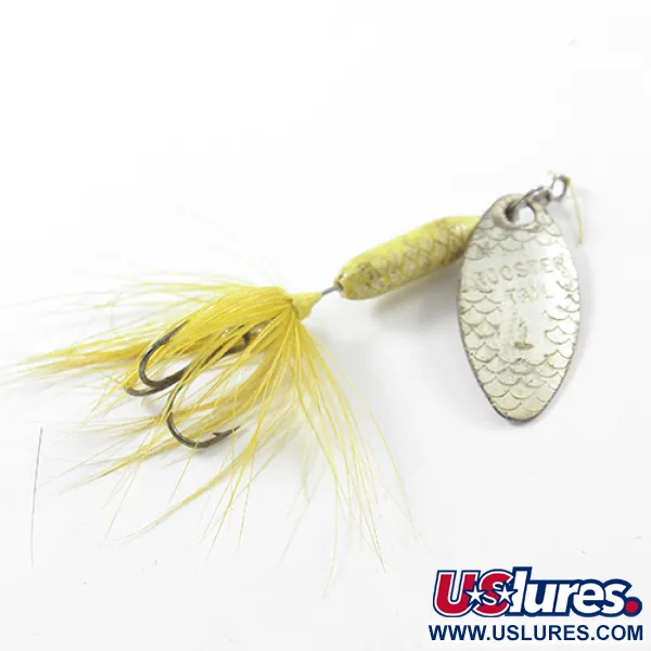 Yakima Bait Worden’s Original Rooster Tail 1, nikiel/żółty, 2,6 g błystka obrotowa #1813