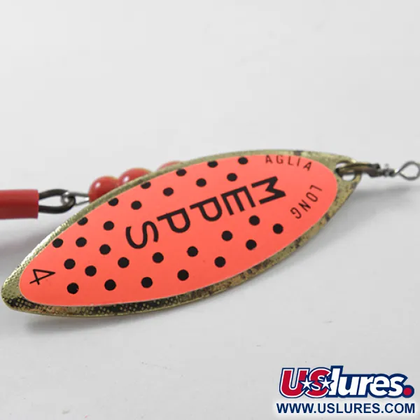  Mepps Aglia Long 4, mosiądz/pomarańczowy, 17 g błystka obrotowa #1825