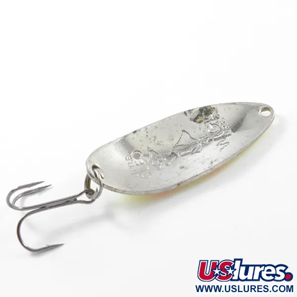 Seneca Little Cleo (Hula Girl), żółty/czerwony/nikiel, 14 g błystka wahadłowa #1829