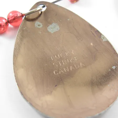 Lucky Strike, nikiel/miedź/czerwony, 12,5 g błystka obrotowa #1833