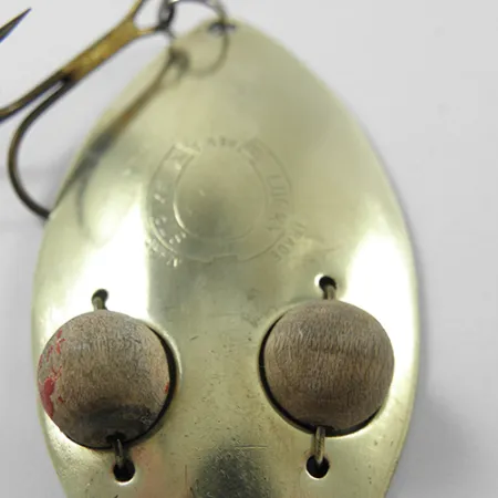 Lucky Strike Gold Red Flash, mosiądz, 21 g błystka wahadłowa #1840