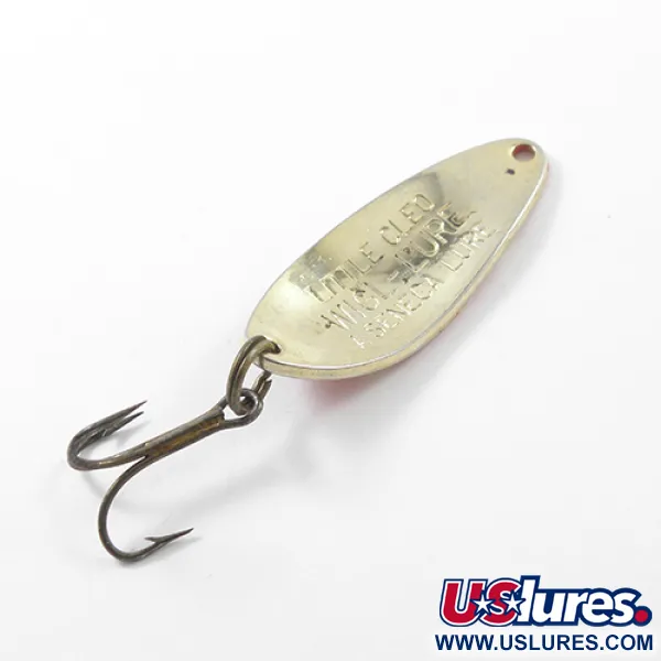 Seneca Little Cleo, czerwony/złoty, 7 g błystka wahadłowa #1860