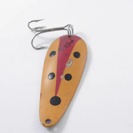 Eppinger Dardevle Imp, pomarańczowy/czerwony pasek/nikiel, 11 g błystka wahadłowa #1865