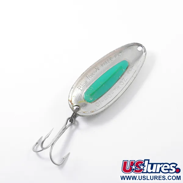  Blue Fox Pixee, nikiel/zielony, 24 g błystka wahadłowa #1866