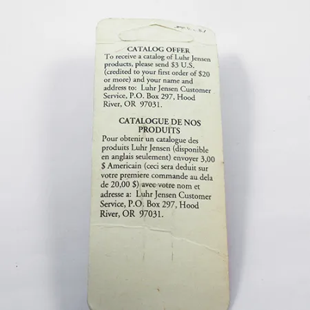 Luhr Jensen Krocodile DIE #3, nikiel, 10 g błystka wahadłowa #1887