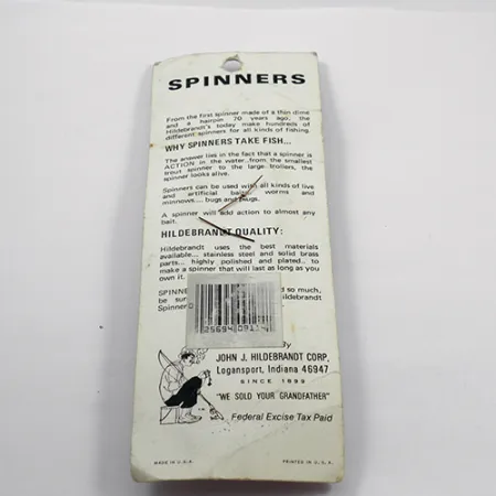 Hildebrandt Spinners Hildebrandt Colorado 2, złoto, 1,4 g błystka obrotowa #1888