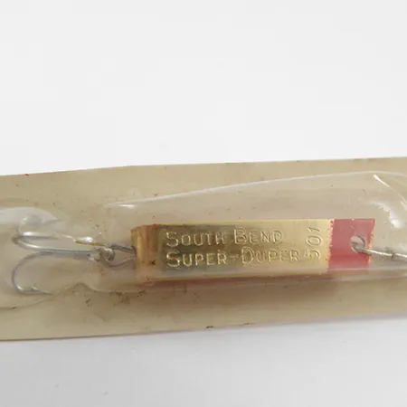 South Bend Super-Duper 501, złoty/czerwony, 2,3 g błystka wahadłowa #1889