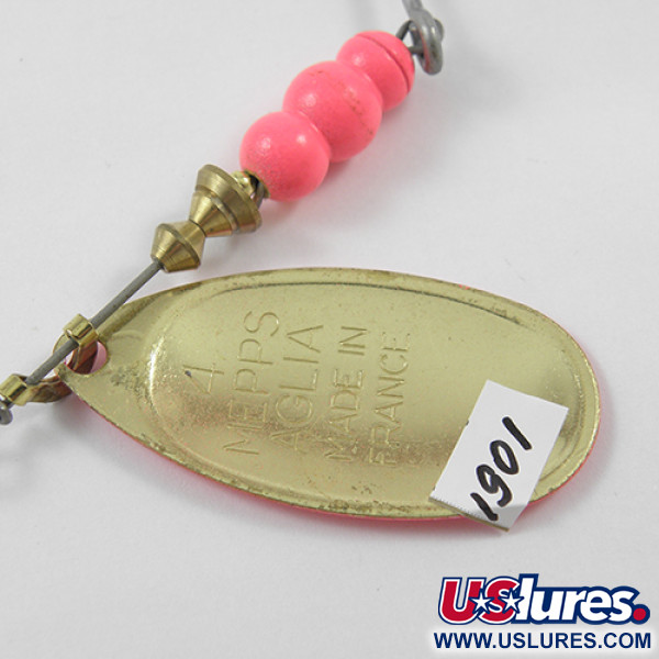  Mepps Aglia Hot Pink 4, różowy/złoty, 9 g błystka obrotowa #1901