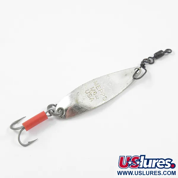  Mepps Syclops 00, srebrny/czerwony, 4,5 g błystka wahadłowa #1918