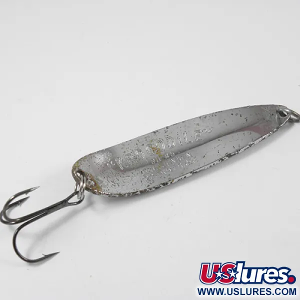 Luhr Jensen Krocodile DIE #5, nikiel, 28 g błystka wahadłowa #1932