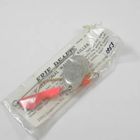 Erie Dearie Walleye Killer, nikiel/czerwony, 9 g błystka obrotowa #1953