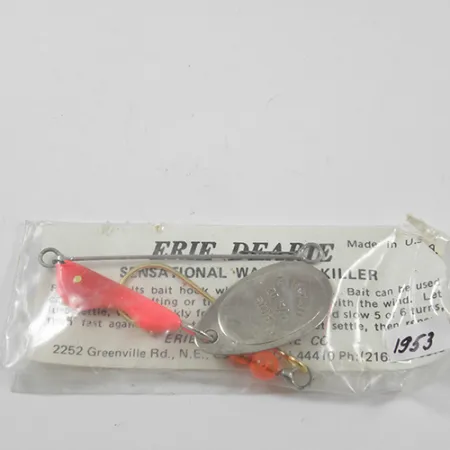 Erie Dearie Walleye Killer, nikiel/czerwony, 9 g błystka obrotowa #1953