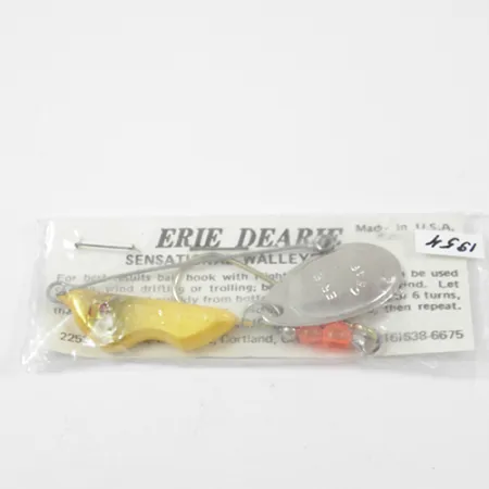 Erie Dearie Walleye Killer, nikiel/żółty, 18 g błystka obrotowa #1954