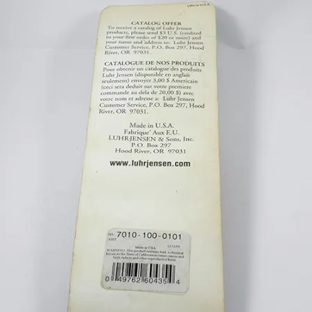 Luhr Jensen Krocodile DIE #6, nikiel, 64 g błystka wahadłowa #1959