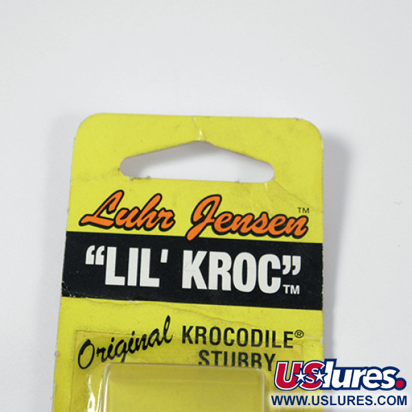 Luhr Jensen Lil' Kroc (Krocodile Stubby), nikiel/czerwony, 21 g błystka wahadłowa #1977