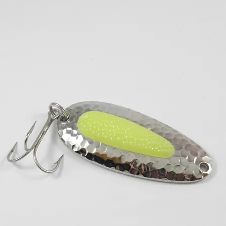 Blue Fox Pixee, młotkowany nikiel/żółty, 24 g błystka wahadłowa #1986