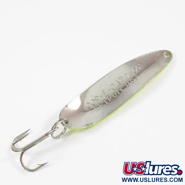 Eppinger Dardevle Cop-E-Cat 7400, Five of Diamonds (żółty/czerwony/nikiel), 14 g błystka wahadłowa #1988