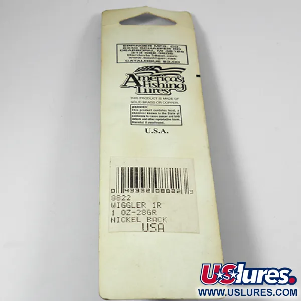 Eppinger Red Eye Wiggler, nikiel/czerwone oczy, 28 g błystka wahadłowa #1999