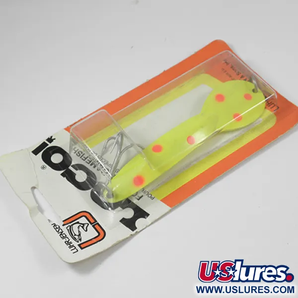 Luhr Jensen Loco 5, żółty/czerwony, 28 g błystka wahadłowa #2000