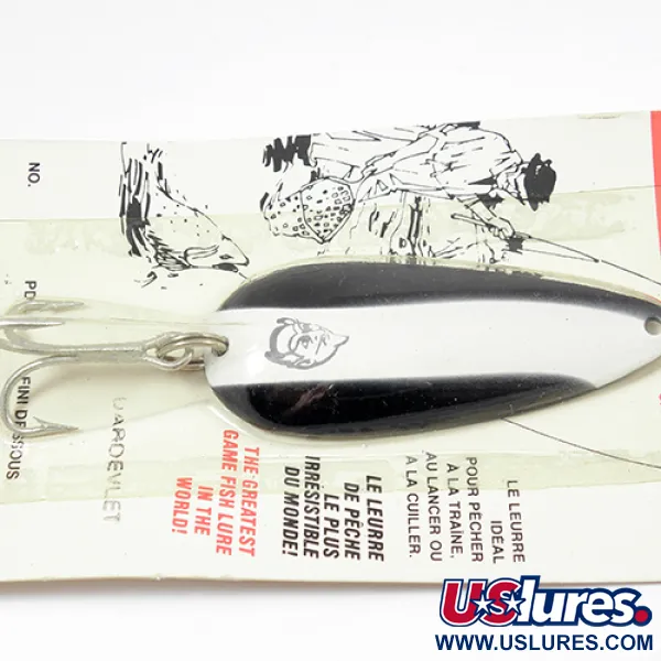 Eppinger Dardevle Dardevlet, czarny/biały/nikiel, 21 g błystka wahadłowa #2003