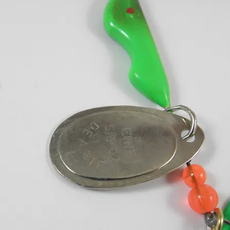 Erie Dearie Walleye Killer, nikiel/zielony, 16 g błystka obrotowa #2006