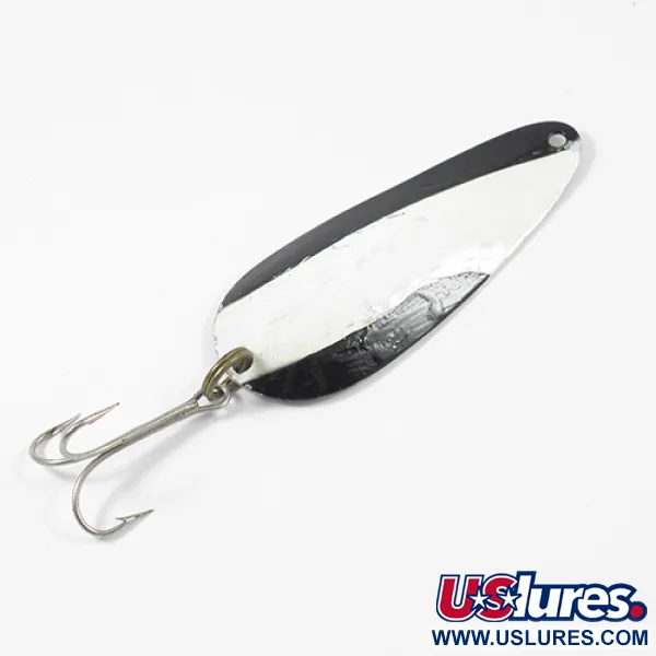  Nebco FlashBait 166, czarny/biały/nikiel, 14 g błystka wahadłowa #2020