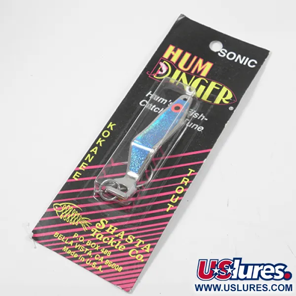 Shasta Tackle Humdinger, nikiel/niebieski, 14 g błystka wahadłowa #2049