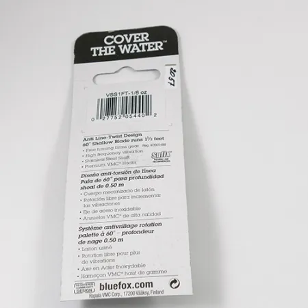 Blue Fox Vibrax Shallow, tęcza, 4 g błystka obrotowa #2057