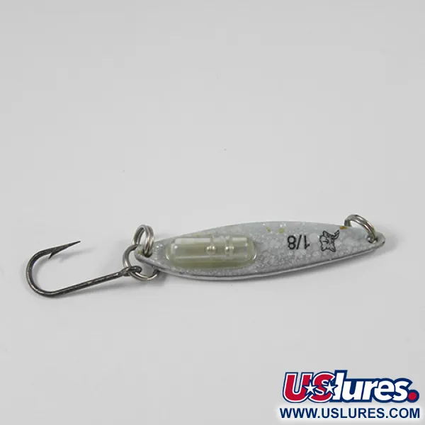  Blue Fox Rattle Flash Jiggin' Spoon, Śnieżna perła, 4 g błystka wahadłowa #2059