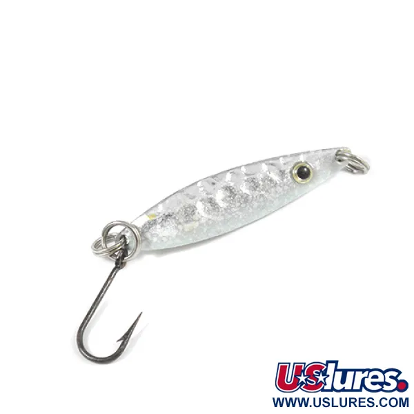  Blue Fox Rattle Flash Jiggin' Spoon, Śnieżna perła, 4 g błystka wahadłowa #2059