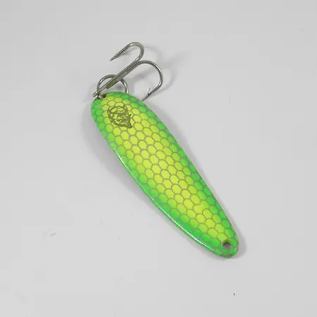 Eppinger Dardevle Cop-E-Cat 7400, żółty/zielony/nikiel, 14 g błystka wahadłowa #2094