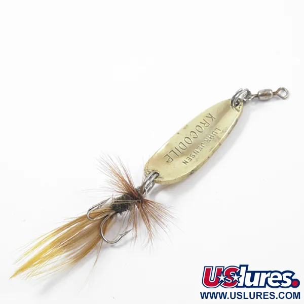 Luhr Jensen Krocodile, młotkowany mosiądz, 9 g błystka wahadłowa #2155