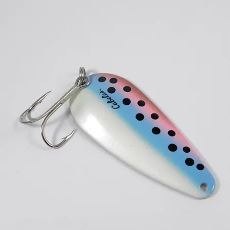Cabela's, pstrąg tęczowy/nikiel, 19 g błystka wahadłowa #2186