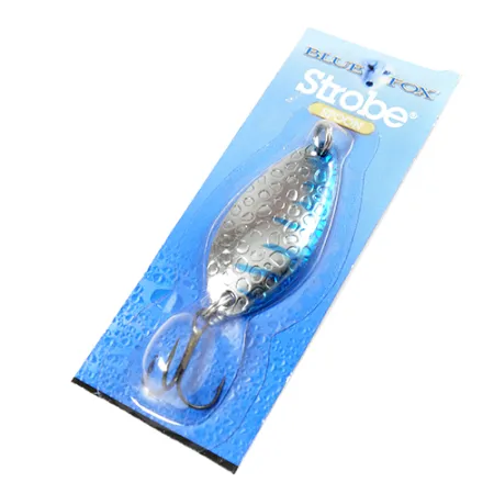 Blue Fox Strobe Tear Drop Spoon