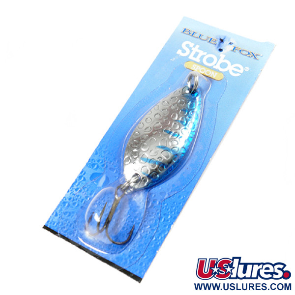 Blue Fox Strobe Tear Drop Spoon