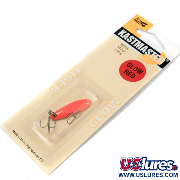 Acme Kastmaster (świeci w ciemności), Red Glow (czerwony) - świeci w ciemności, 2,5 g błystka wahadłowa #2220