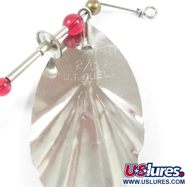 Eppinger Dardevle JT Buel, nikiel/zielony/biały, 15 g błystka obrotowa #2238