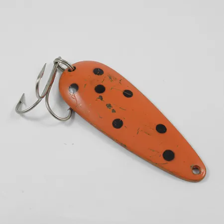 Len Thompson #2, czerwony/czarny/mosiądz, 28 g błystka wahadłowa #2243