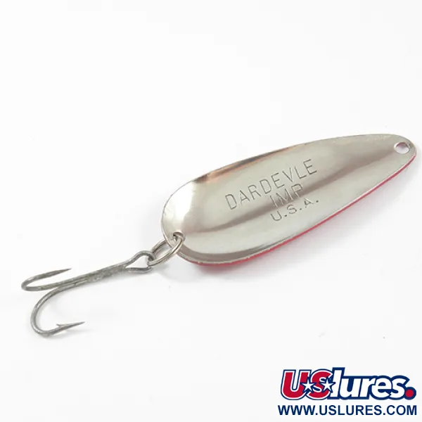 Eppinger Dardevle Imp, czerwony/biały/nikiel, 11 g błystka wahadłowa #2264