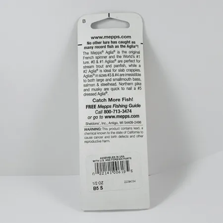 Mepps Aglia 5, nikiel, 14 g błystka obrotowa #2279