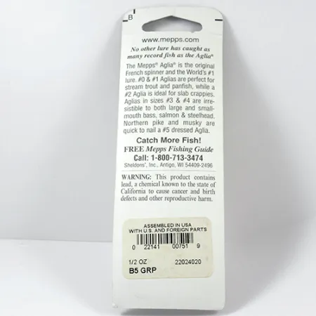 Mepps Aglia 5, Platynowa zieleń, 14 g błystka obrotowa #2281